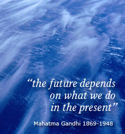 Image:  Wind blowing over a blue sea